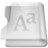 Aluminium font Icon